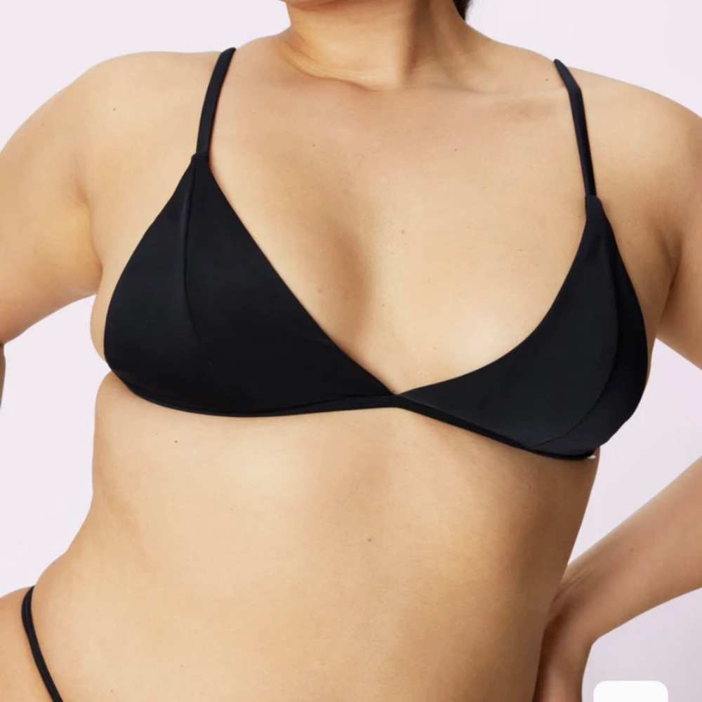 Black Bikini Top W/ Adjustable Staps